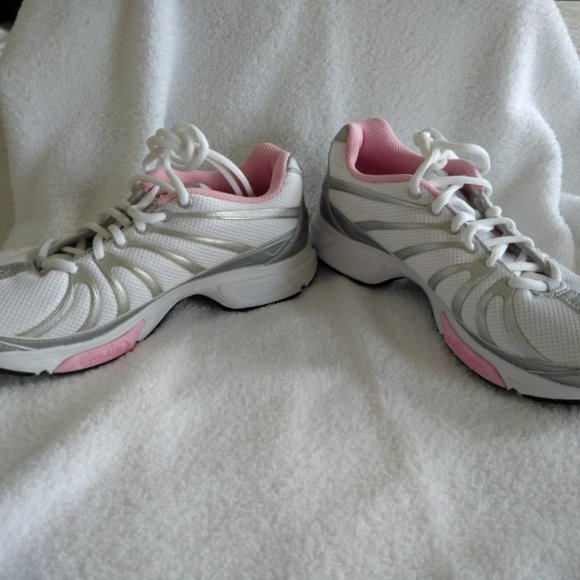 Women White Silver Pink Nike Zoom Air Sneakers 7 - Picture 6 of 11